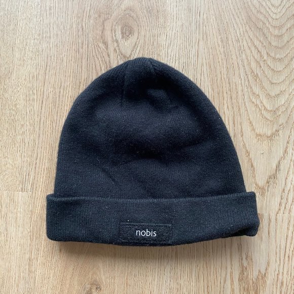 Nobis Black Merino Wool Hat - Picture 1 of 3